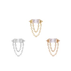 Vice Threadless End with CZ