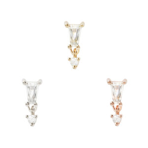 Yves Threadless End with CZ