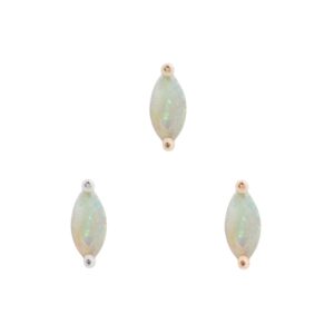 Zuri Threadless End with Opal