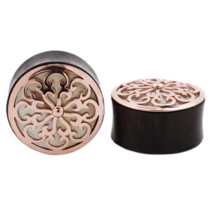Idol Plugs - Mother of Pearl - Rose Gold Plated