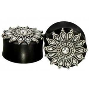 Verdant Plugs - Arang wood + Silver