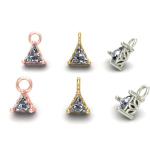 Triangle Prong Charm