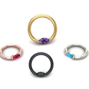 Marquise Prong Ring