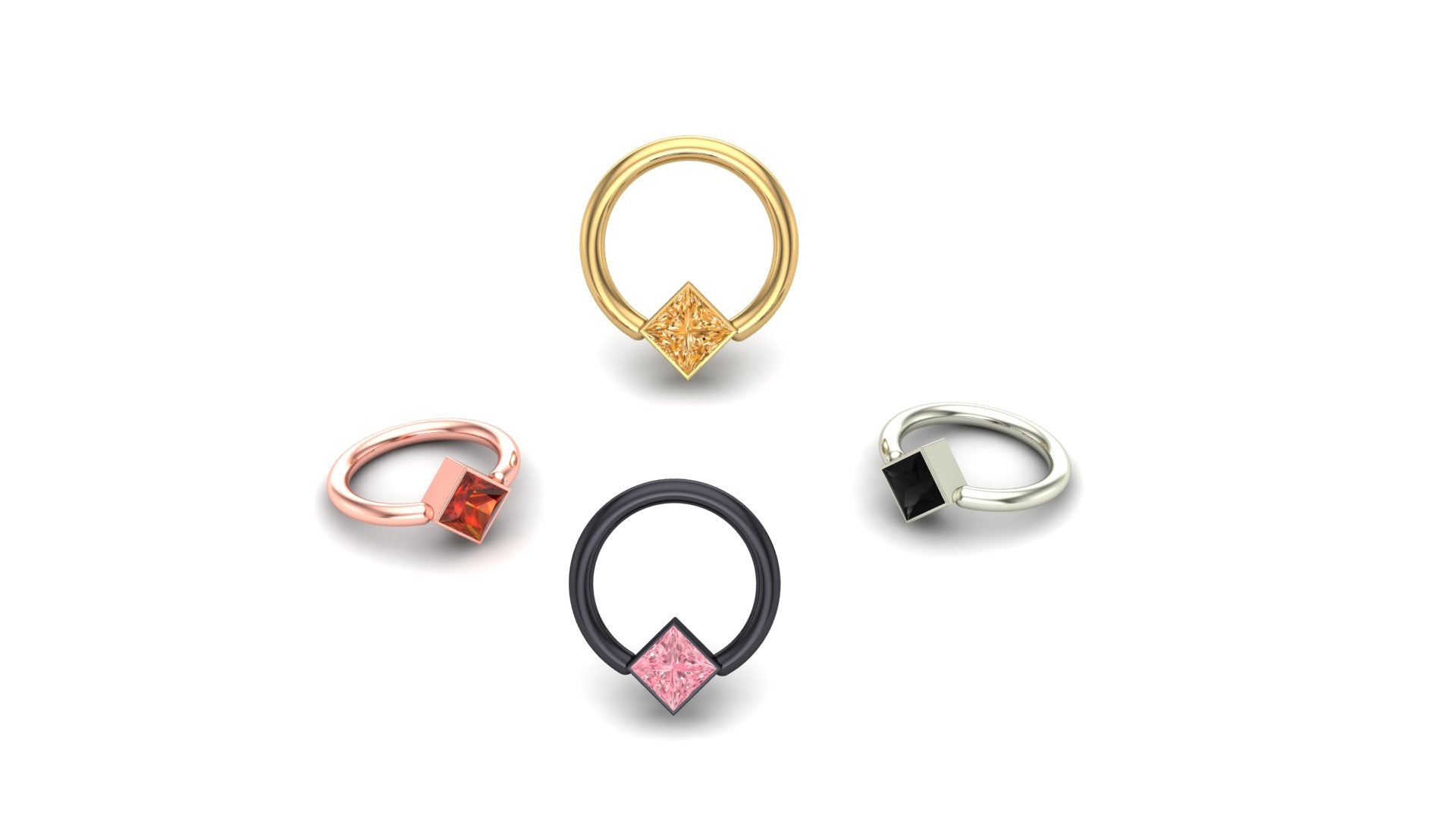 Square Bezel Ring