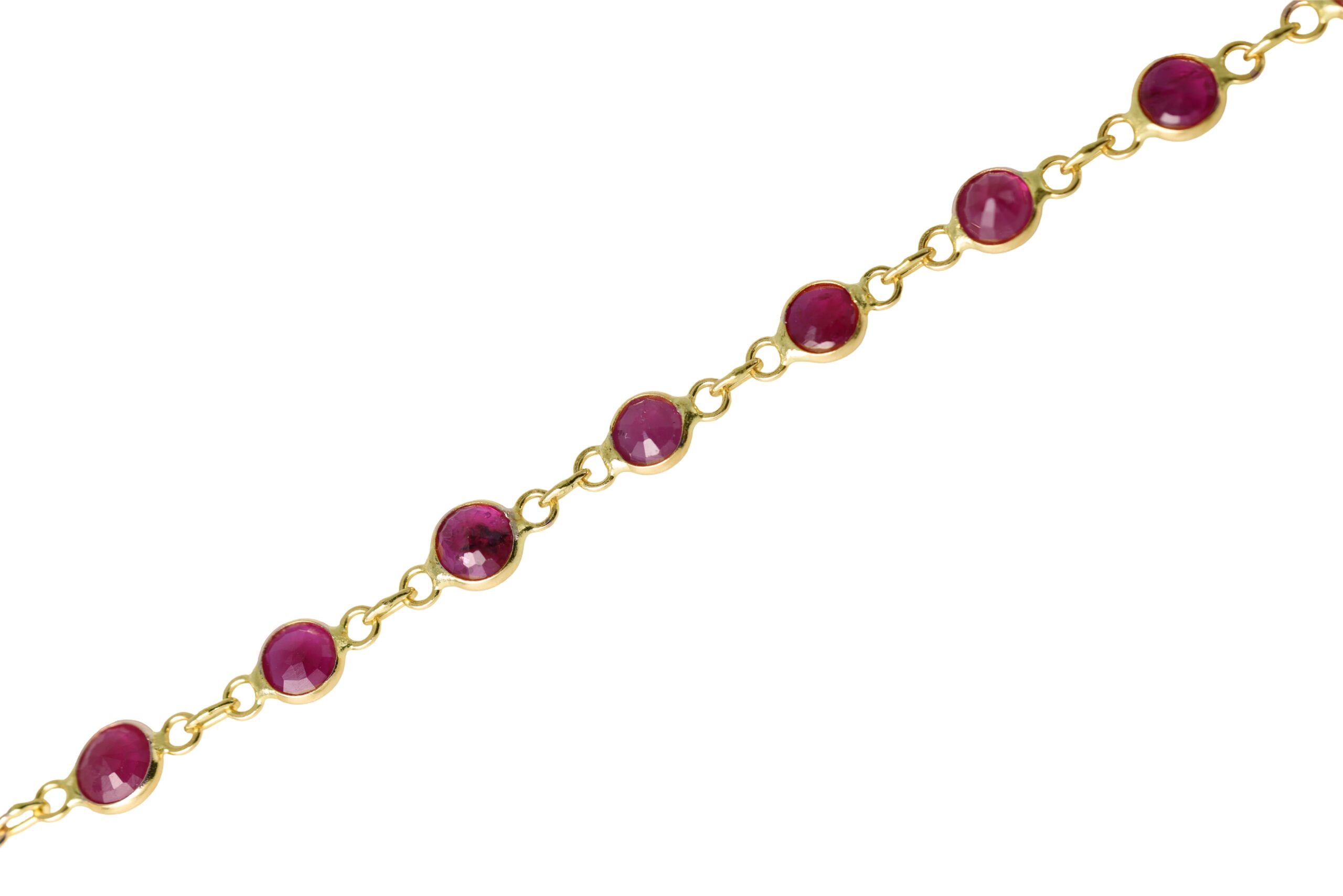 Ruby Bezel Chain