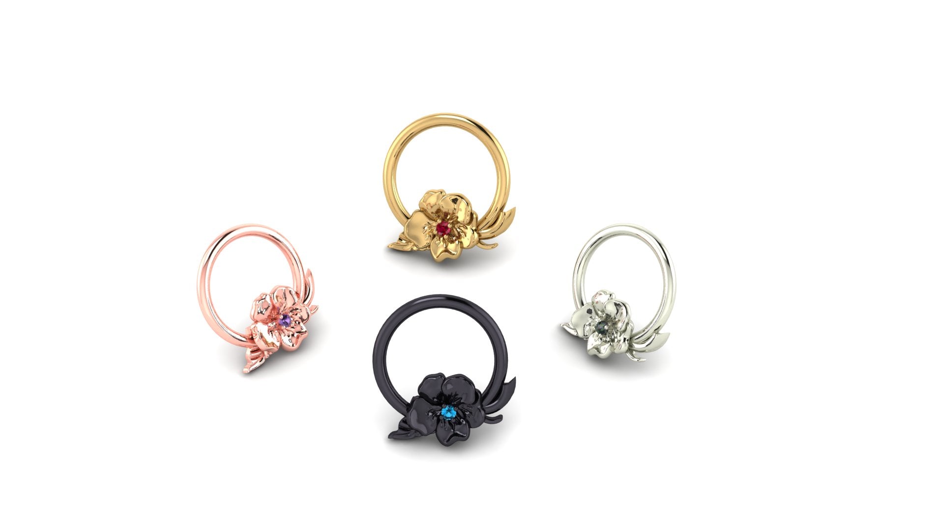 Single Flower Ring - Image 2