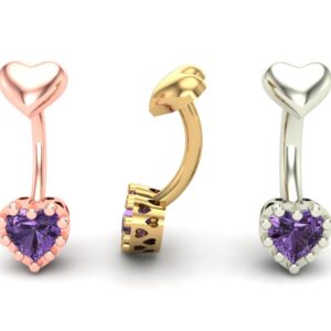 Heart Curved Barbell