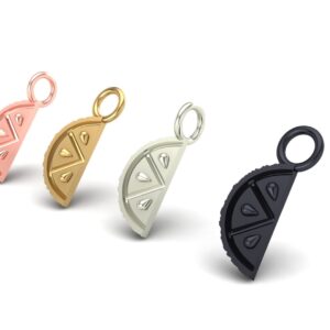 Lime Wedge Charm