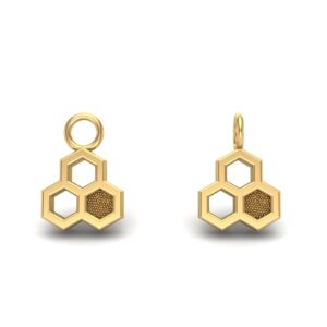 Triple Honeycomb Charm