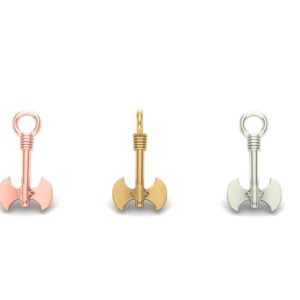 Double Headed Axe Charm
