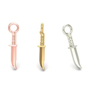 Clip Point Charm