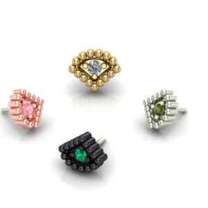 Quarter Circle Beads