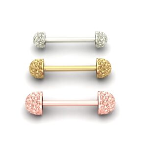Hammered Dome Barbell