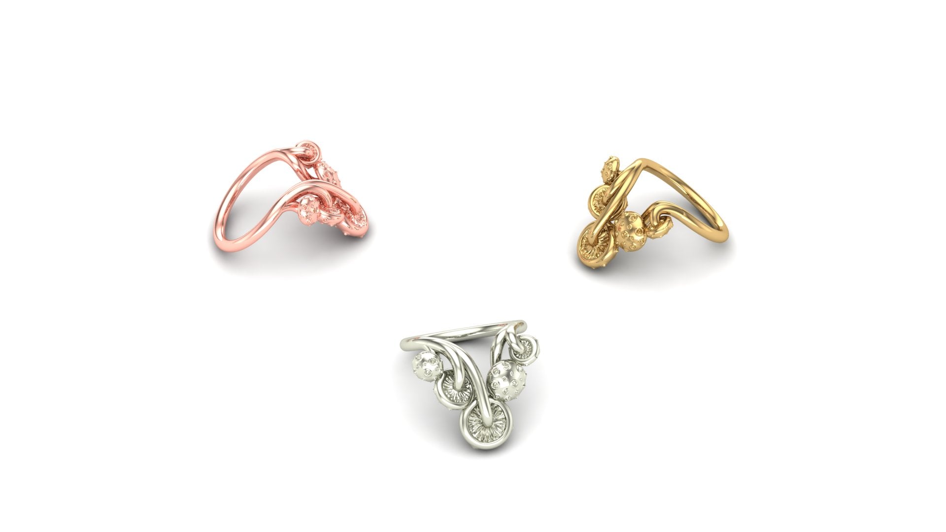 Mushroom V Ring - Image 2