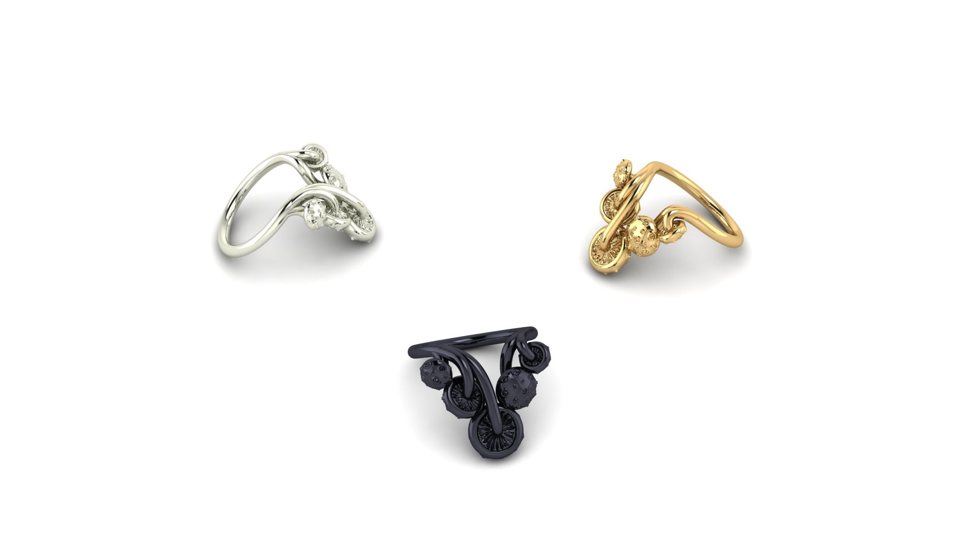 Mushroom V Ring