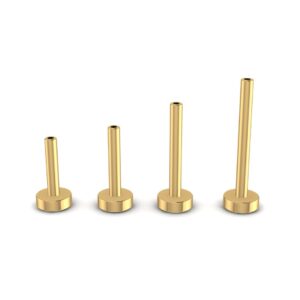 18G Threadless Classic Labret Post /backing/