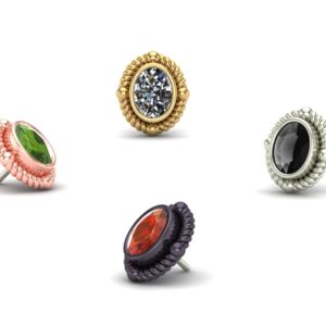 Twisted Oval Bezel
