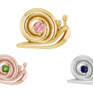 Snail with Gemstones