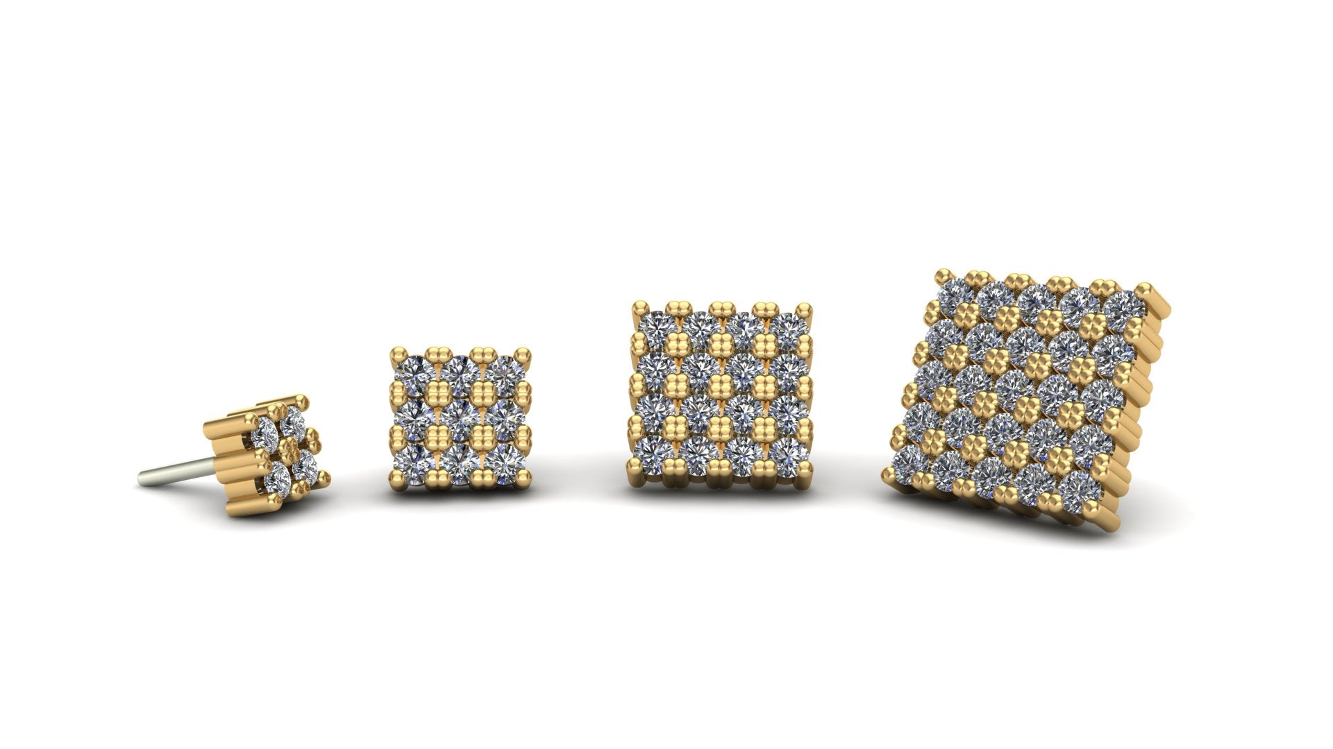Square with Gemstone