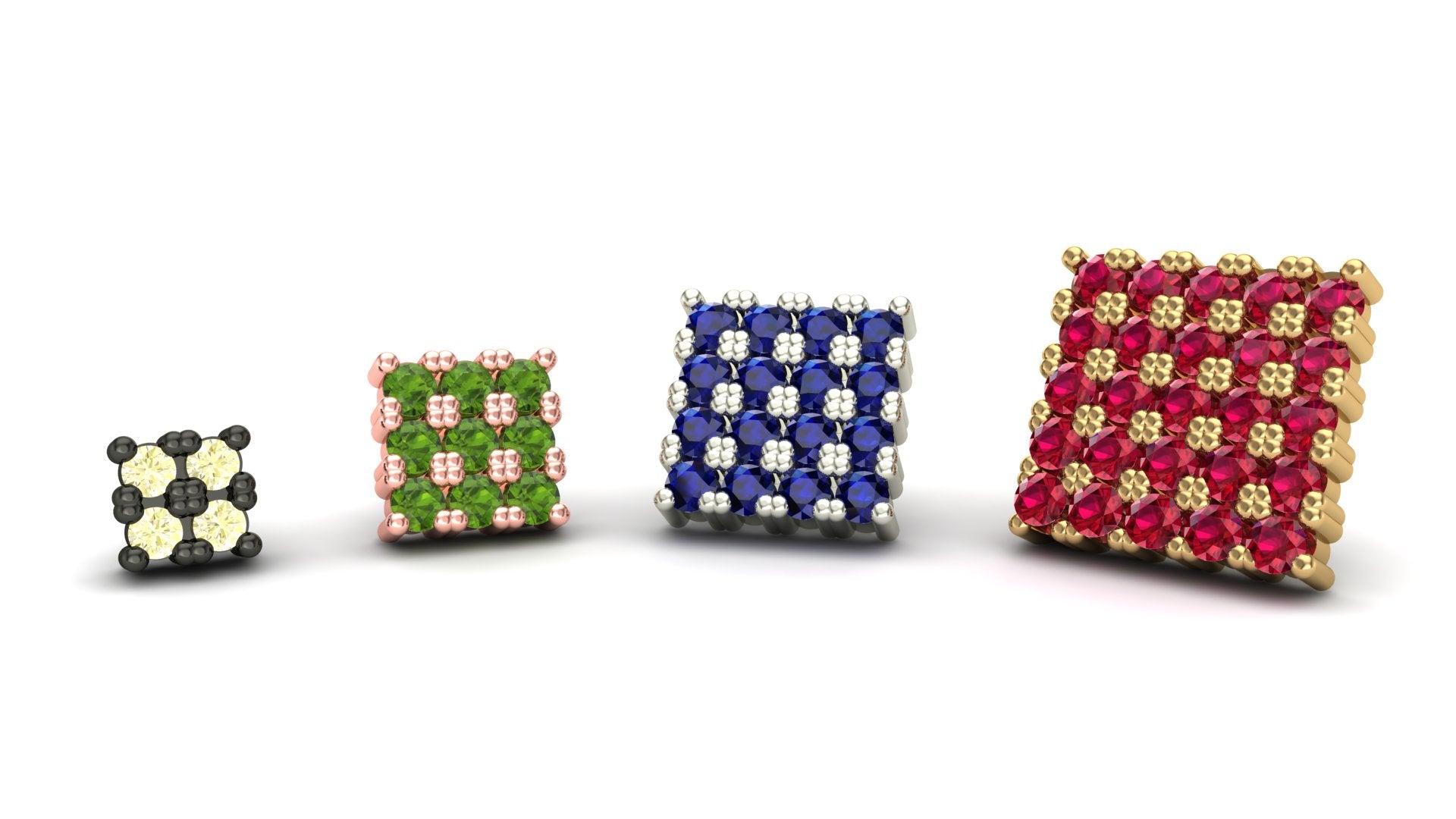Square with Gemstone - Image 3